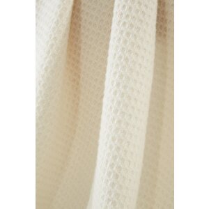 Dolce Bonita Yün-pamuk Püsküllü Battaniye 130x170 Cm Nude Krem