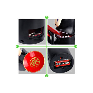 Kötü Ruh Elektronik Ve Sesli Bozuk Para Kumbarası, Siyah, 23x8 Siyah