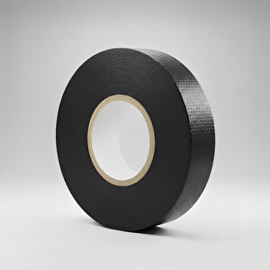 Kendinden Kaynayan Silikon Soğuk Sarma Eriyen Bant 19mm X 5m Tekli Hava Su Elektrik İzolasyonu Siyah