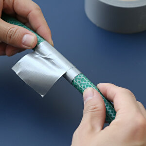 Güçlü Tamir Bandı 48 Mm X 10 Mt Duct Tape Çok Amaçlı Tamirat Bandı Gri Renkli Su Geçirmez