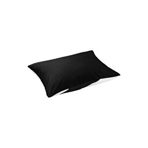 Mono Çift Taraflı Yastık Kılıfı Flow Siyah 50x70