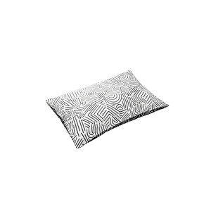 Mono Çift Taraflı Yastık Kılıfı Maze Siyah 50x70