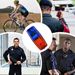 Bisiklet Feneri Çakarlı Yaka Lambası Kafa Bel Işık Led Şarj Edilebilir Far Motor Kamp Su Geçirmez