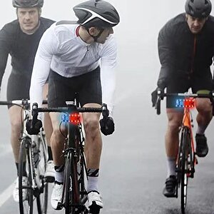 Bisiklet Feneri Çakarlı Yaka Lambası Kafa Bel Işık Led Şarj Edilebilir Far Motor Kamp Su Geçirmez