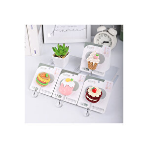 Çelik Askılık, 5 Li Set, Yapışkanlı Ve Fosforlu, 8x4