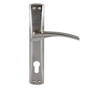 Kapı Kolu Nikel İnox Dış Kapı Kolu Yale Aynalı Sağa Sola Uygun Ön Arka Dış Kapısı 1 Takım