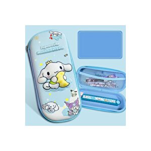 Cinnamoroll 3d Çok Amaçlı Kalemlik Kutusu, Mavi, 22x10
