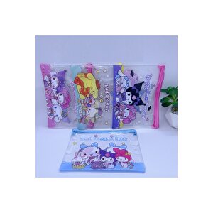 Cinnamoroll Şeffaf Evrak Çantası, 21x17