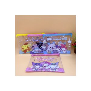 Cinnamoroll Şeffaf Evrak Çantası, 21x17