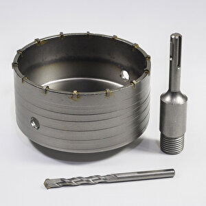 Elmas Beton Delme Pançı 150mm Profesyonel Krom Alaşım Endüstriyel Profesyonel Matkap Ucu