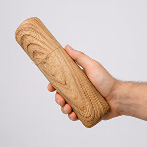 Mobilya Tekli Kanepe Koltuk Baza Yükseltme Ayağı Meşe Renk Sert Plastik Ayak 15 Cm