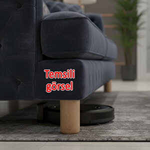 Mobilya Kanepe Koltuk Yatak Baza Yükseltici Yükseltme Ayağı Ayakları Plastik  Kayın Bej 15 Cm 8 Adet