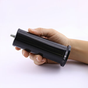 Mobilya Baza Tv Ünitesi Yükseltme Ayağı Robot Süpürge Uyumlu 15 Cm Siyah Plastik