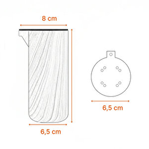 Mobilya Kanepe Koltuk Yatak Baza Yükseltme Ayağı Ayakları Plastik Kubik Kestane Kahvesi 15 Cm 4 Adet