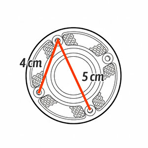 Mobilya Tezgah Dolap Yükseltici Yükseltme Ayağı Ayarlanabilir Plastik Ayak 4 Adet 12 Cm Beyaz