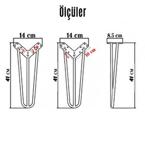 Sehpa Masa Ayağı 41 Cm Krom Gümüş Metal Tekli Dayanıklı Mobilya Destek Yükseltici Ayak Modeli