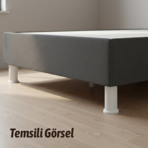 Mobilya Baza Tv Ünitesi Yükseltme Ayağı Destek Ayağı 1 Adet 12 Cm Beyaz Plastik