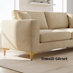 Mobilya Ayağı Dayanıklı Modern Tasarım Koltuk Sehpa Masa Tv Ünitesi 12 Cm Gold Altın Metal