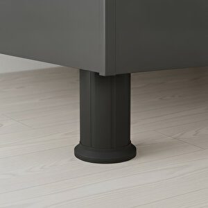 4 Adet Mobilya Baza Tv Ünitesi Yükseltme Ayağı Destek Ayağı 10 Cm Siyah Plastik