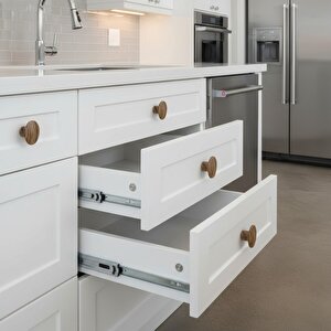 Tek Vidalı Dış Bükey Plastik Düğme Kulp Kubik Doğal Meşe Mobilya Dolap Çekmece Kulpu Kulbu