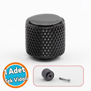 Çizgili Lüks Füme Renk Düğme Metal Tek Vidalı Kulp Çekmece Mobilya Mutfak Dolabı Dolap Kulbu Kulplar