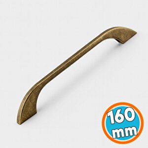 Mobilya Mutfak Dolabı Dolap Kulpu Kulbu Kulpları 160 Mm - 16 Cm Eskitme Antik Sarı Metal