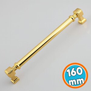 Mobilya Çekmece Mutfak Dolabı Dolap Kulpları Kulb 16 Cm Metal Gold Altın Kulp 160 Mm