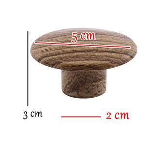 Tek Vidalı Dış Bükey Plastik Düğme Kulp Kubik Doğal Meşe Mobilya Dolap Çekmece Kulpu Kulbu