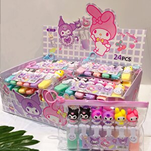 Kuromi 6 Renk Keçeli Kalem Seti, Renkli, 15x4