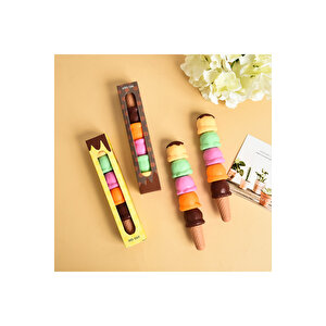 Dondurmalı 5 Renk Keçeli Kalem, 18x3