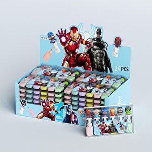 Süper Kahramanlar 6 Renk Keçeli Kalem Seti, Renkli, 15x4