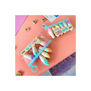 Dondurmalı 6 Renk Keçeli Kalem Seti, Renkli, 6x2