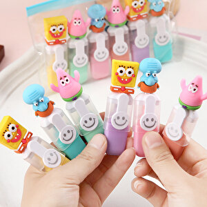 Sünger 6 Renk Keçeli Kalem Seti, Renkli, 15x4