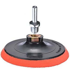 (3'lü Set) Sarı Renk Orta Sert Koyun Kuzu Postu Pedi Ø 125 Mm Pasta Cila Polisaj Cırt Taban + M14