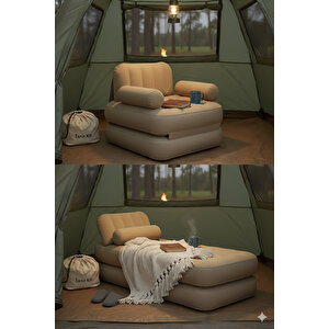 Robo Kendi Kendine Şişen Otomatik Tek Kişilik Şişme Koltuk