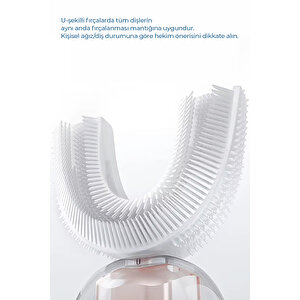 Şarjlı Titreşimli 360° U Diş Fırçası