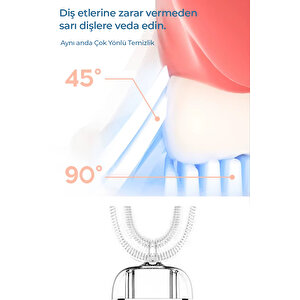 Robo Şarjlı Titreşimli 360° U Diş Fırçası