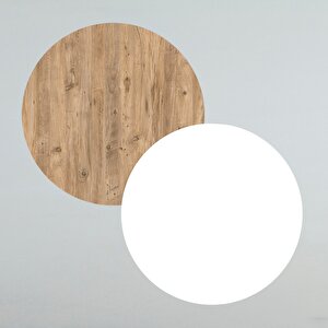 Robin Home Lia Aynalı Dresuar Kapaklı Hol Antre Duvara Monte100cm Çam - Beyaz