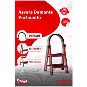 Yakut Serisi – Patika 2’li Katlanır Merdiven | Ev, Bahçe Ve Depo Için Güvenli Seçenek