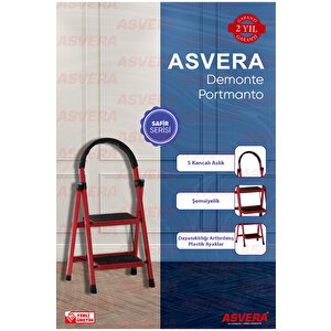 Safir Serisi – Patika 2’li Ev Tipi Katlanır Merdiven | Hafif, Kaymaz, Dayanıklı Tasarım