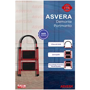 Safir Serisi – Patika 2’li Ev Tipi Katlanır Merdiven | Hafif, Kaymaz, Dayanıklı Tasarım