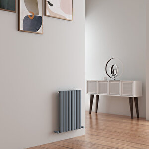 Tallis Yakıt Tasarruflu Premium Malzeme Alüminyum Radyatör 60x47cm Kumlu Açık Gri Açık Gri