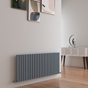 Tallis Yakıt Tasarruflu Premium Malzeme Alüminyum Radyatör 60x155cm Kumlu Açık Gri Açık Gri