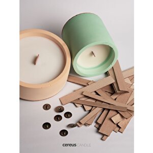 Ahşap Mum Fitili 18 Mm Genişlik – Profesyonel Mum Üretimi İçin | Cereus