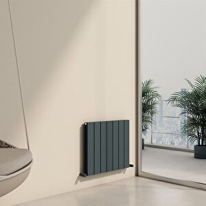 Chambord Double Yakıt Tasarruflu Premium Malzeme Alüminyum Radyatör 60x69,5cm Kumlu Antrasit Antrasit