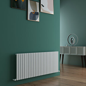 Tallis Yakıt Tasarruflu Premium Malzeme Alüminyum Radyatör 60x155cm Kumlu Beyaz Beyaz