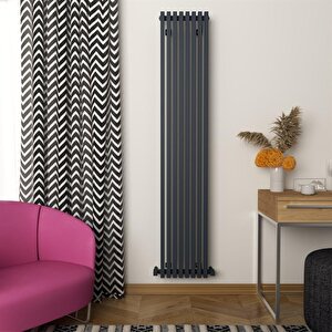 Sophia Yakıt Tasarruflu Premium Malzeme Alüminyum Radyatör 180x33,1cm Kumlu Antrasit Antrasit