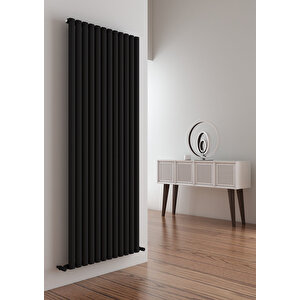Tallis Yakıt Tasarruflu Premium Malzeme Alüminyum Radyatör 180x71cm Kumlu Siyah Siyah