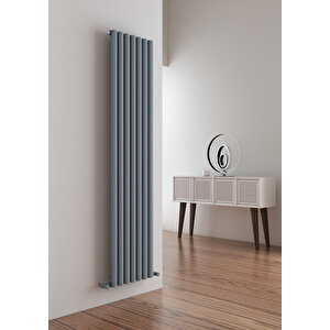 Tallis Yakıt Tasarruflu Premium Malzeme Alüminyum Radyatör 180x35cm Kumlu Açık Gri Açık Gri