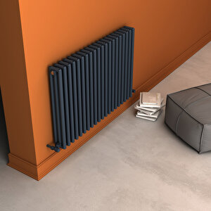 Tubulous Yakıt Tasarruflu Premium Malzeme Alüminyum Radyatör 60x90cm Kumlu Antrasit Antrasit